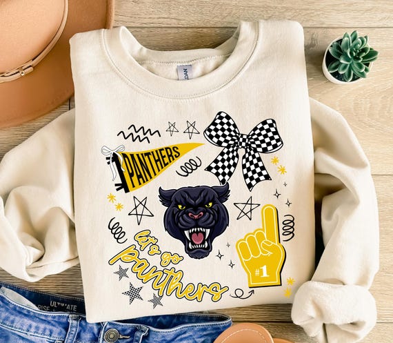 Retro School Spirit Sweatshirts, Custom Team Mascot Sweatshirt, Game Day Sweatshirt,Favorite Team Sweater,Football Mom School Spirit Mascot