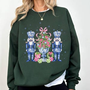 Chinoiserie Nutcracker Christmas Sweatshirt, Nutcracker Sweater for Women, Christmas Gift, Cute Nutcracker Mom Funny Nutcracker Ballet Sweat image 8