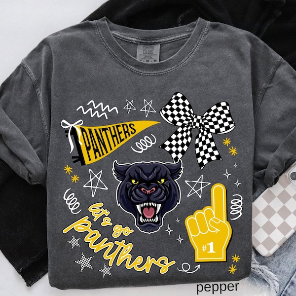 Comfort Colors© Retro School Spirit Shirts,Custom Team Mascot Shirt,Game Day Shirt,Favorite Team Shirt,Football Mom Tee,School Spirit Mascot