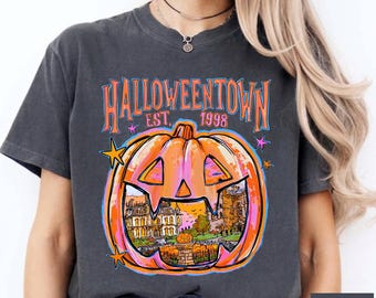 Comfort Colors© Retro Halloweentown Shirt, Gifts for Halloween, Halloweentown University T-shirt, Autumn Graphic Tee, Spooky Season