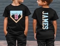 Personalized Baseball Drip Shirt for Kids, Boy Birthday Baseball Shirt,Baseball Drip Shirt,Ice Cream Drip Toddler Tee,Youth Sports Team Gift
