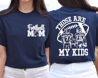 Custom Football Mom Shirt, Game Day Tee, Sports Mom Gift