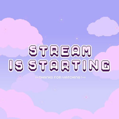 Digital Art & Collectibles Offline Cute 4x Animated Twitch Stream