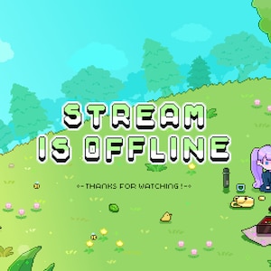 Cute 4x Twitch Stream Animated Offline Banners 8bit Pixel Art Animation ...