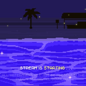 Cute 4x Animated Twitch Stream Screens Pack ~ Pixel Art ~ Starting ...
