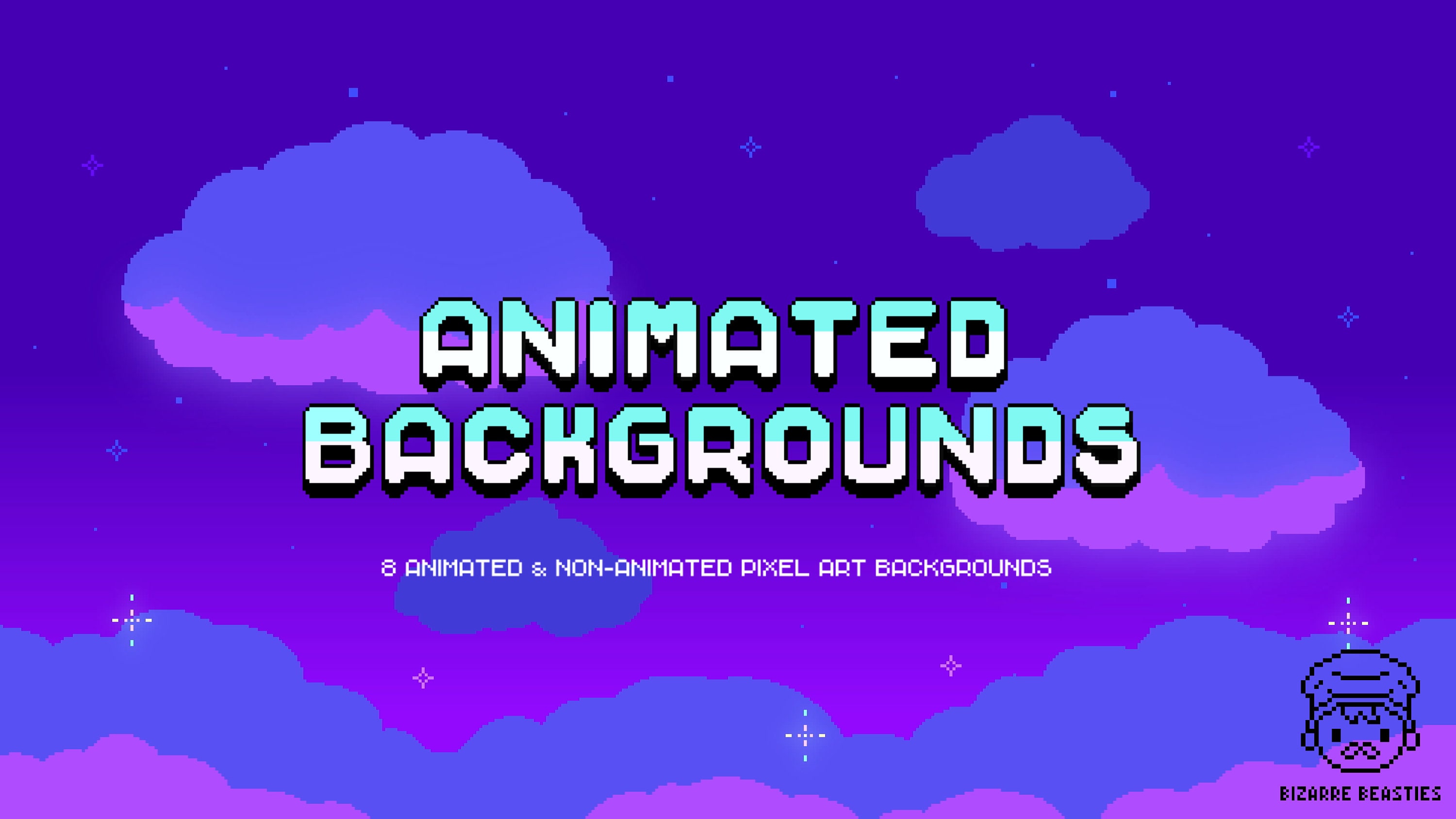 Cute Animated Backgrounds Pack for Streaming Twitch Youtube - Etsy