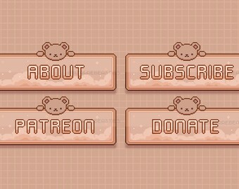 Twitch Buttons Etsy