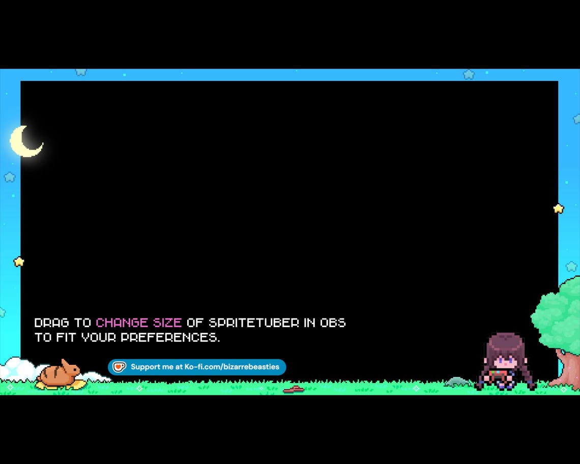 Animated Pixel Art Sprite-tuber Model - Premade Vtuber Assets, Cute ...