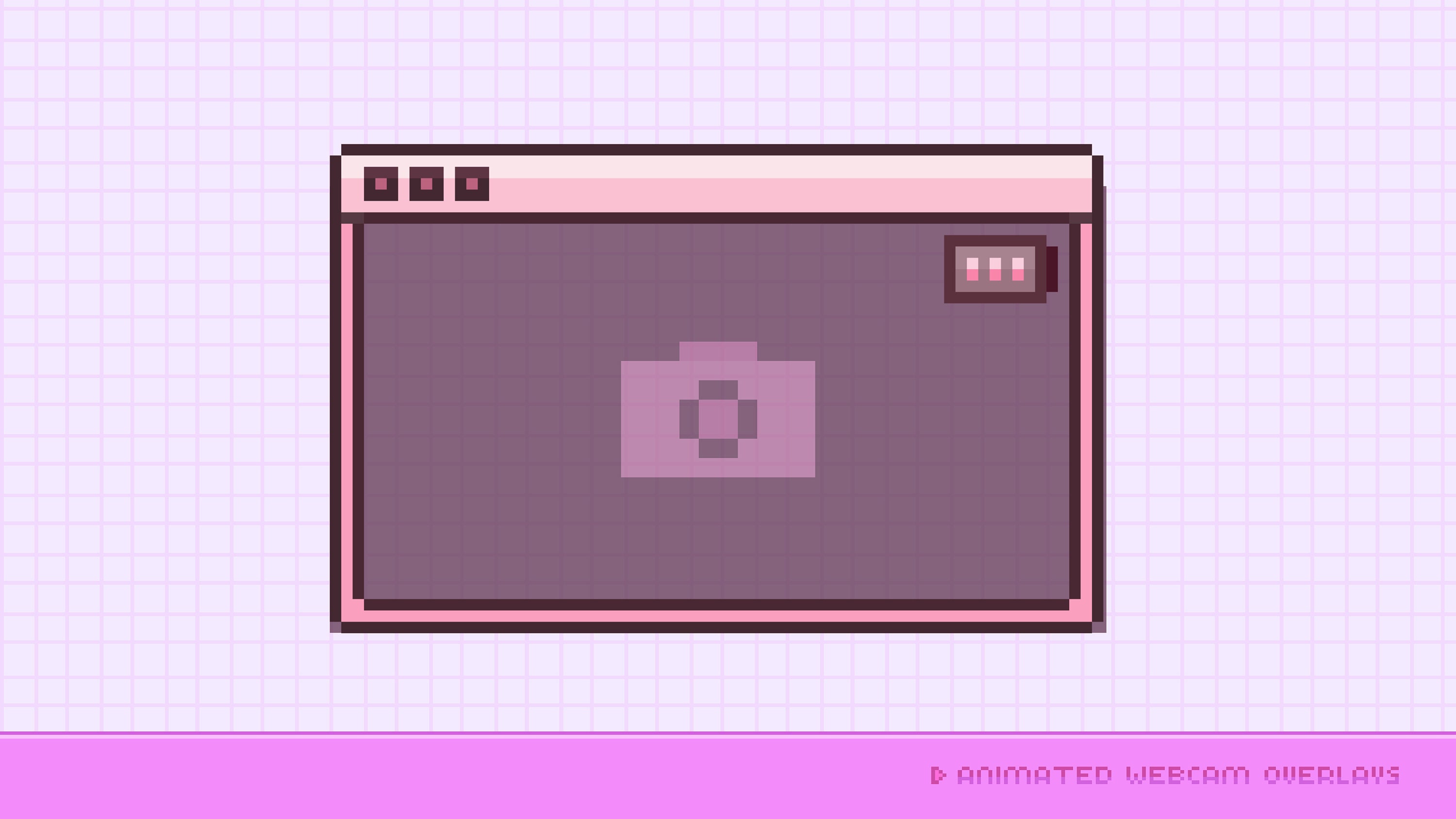 Cute Animated Webcam Overlay 8bit Pixel Art All In One Etsy Norway