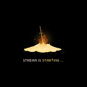 Cute 4x Twitch Stream Scenes ~ 3 Animated  + 1 Offline Banner ~ Pixel Art ~ Starting, Ending, Offline, Brb ~ Gaming, Game ~  Bonfire Theme