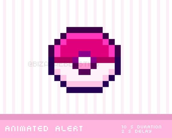 PREMADE Animated Pokéball Stream Alerts / Emotes by jeyyy