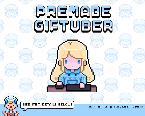 Pixel girl (avatar) - Animated Discord Pfp