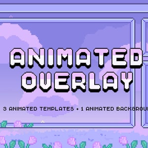 Pixel Art Animated Twitch Package Animated Overlays - Etsy