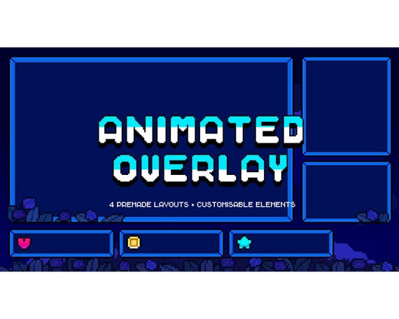 Twitch Overlay Face Cam, Web Camera with chat for streaming broadcast.  Gradient design. Gaming face cam with chat window. Streaming offline  screen. Overlay background twitch Stock Illustration