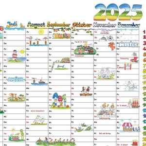 Posterkalender 2025 gerollt