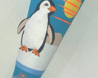 Penguin school cone