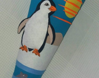 School cone penguin