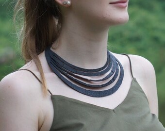 Eco Friendly Borneo Necklace, Statement Jewelry for Women