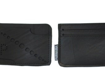 Unisex Slim Card Holder, Leather-like Vegan Wallet