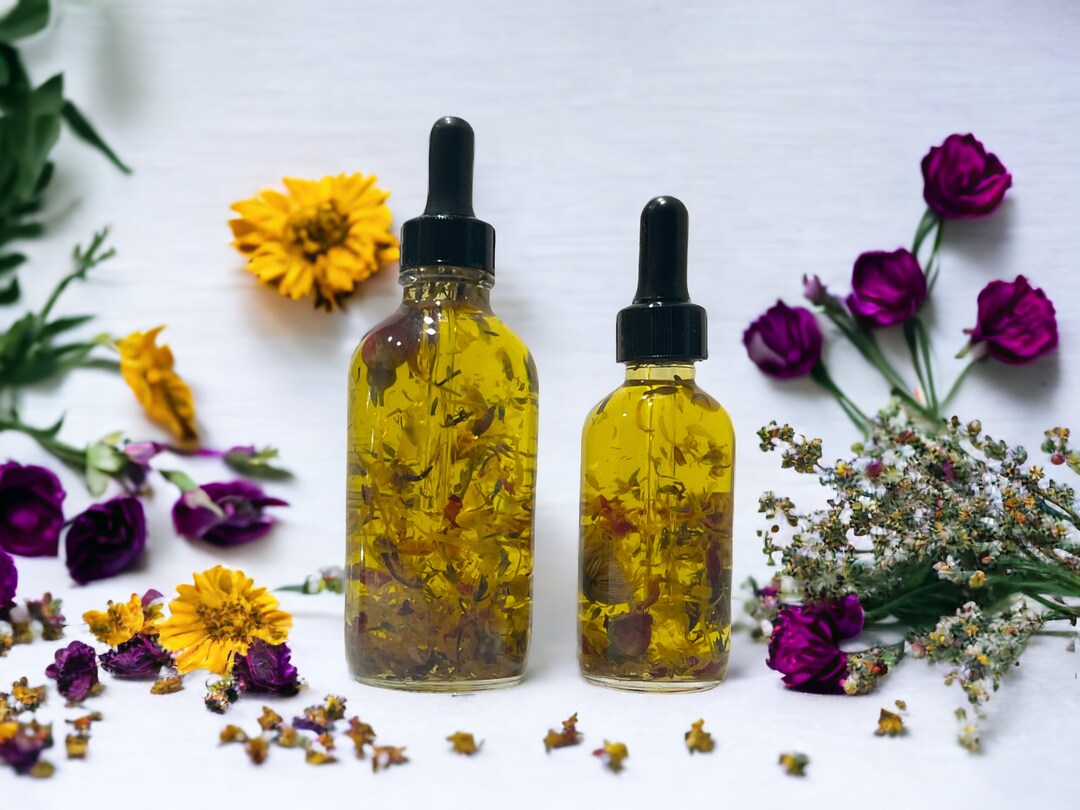 Miracle Scent Free Dried Flower Hair Growth Oil 2 Oz Etsy