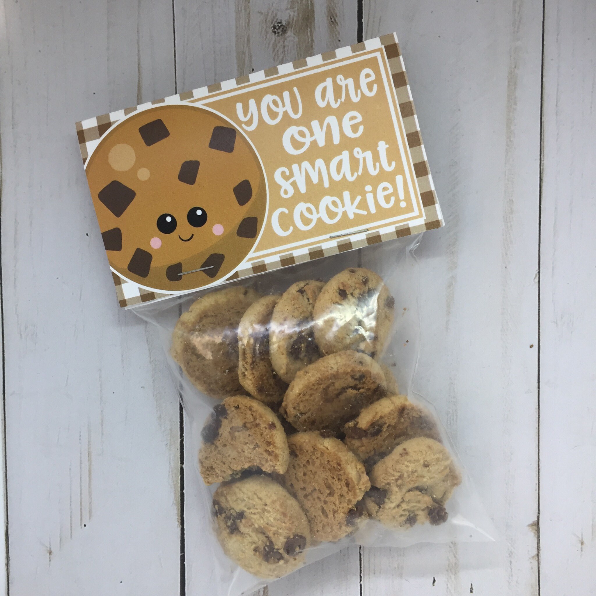 INSTANT DOWNLOAD Cookie Treat Bag Back to School Treat Bag Etsy UK