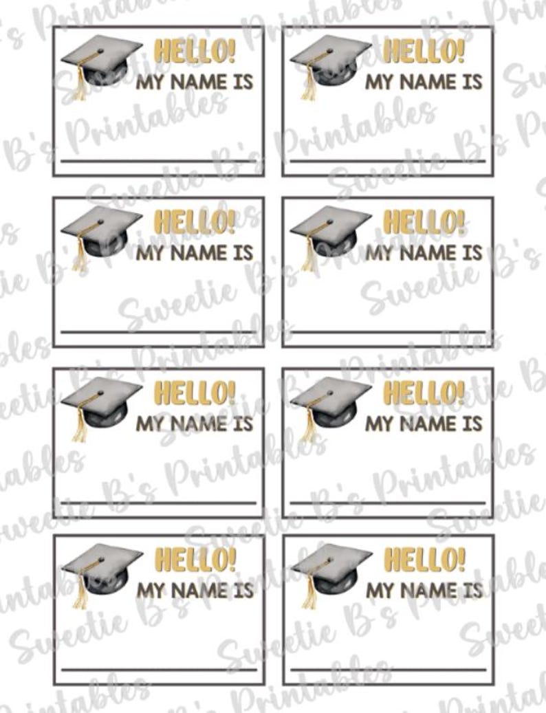 INSTANT DOWNLOAD What's Your Graduate Name Printable - Graduation Party ...