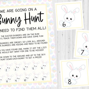 INSTANT DOWNLOAD Easter Scavenger Hunt Printable - Easter Game Printable - Easter Activity Printable - Easter Indoor Kids Game
