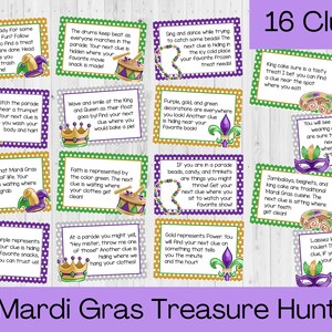 DOWNLOAD INSTANTÂNEO Caça ao tesouro do Mardi Gras para impressão - Jogo do Mardi Gras para impressão - Atividade do Mardi Gras para impressão - Jogo infantil do Mardi Gras