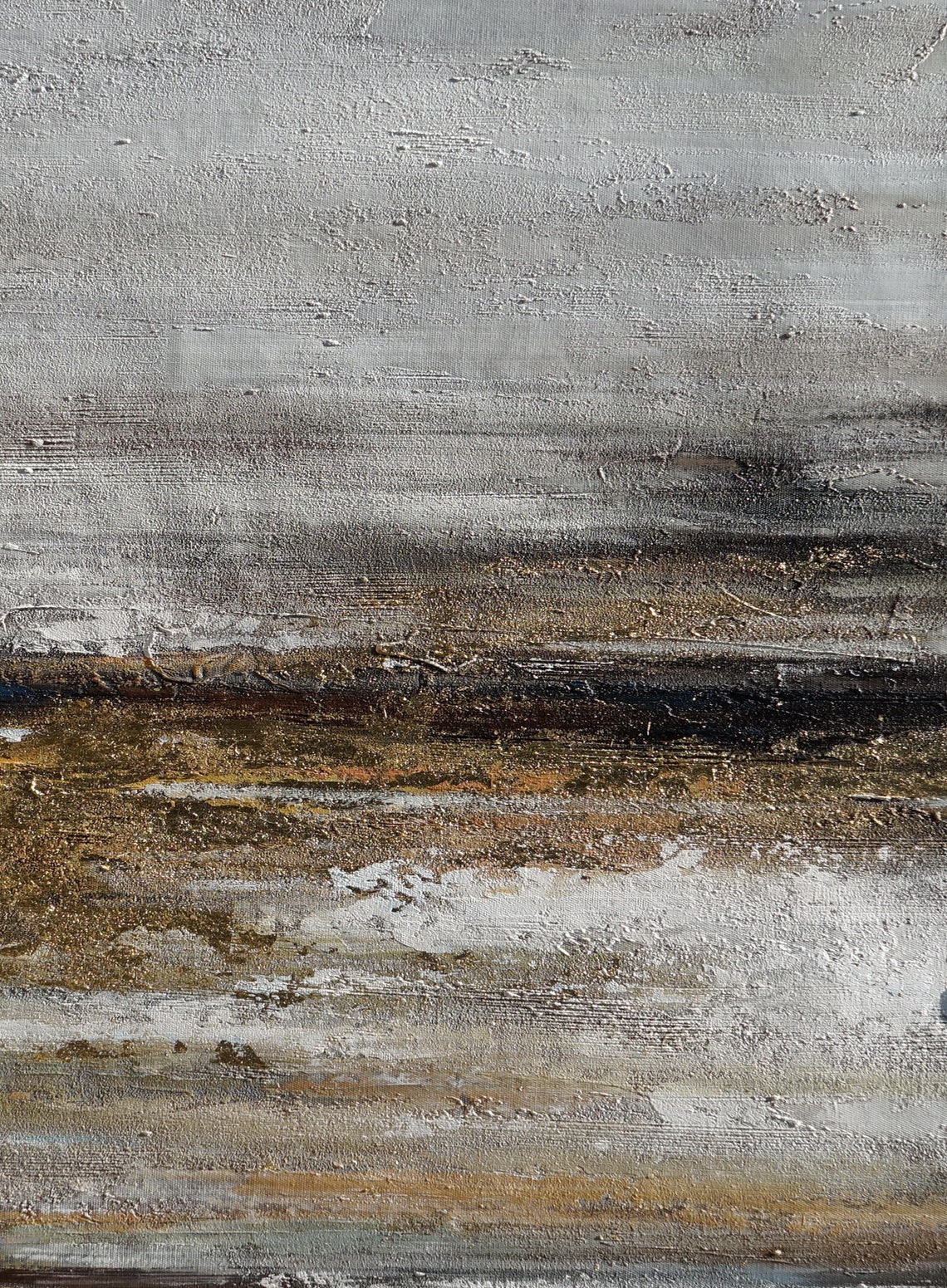 Neutrale Farbe Minimalistisch Abstrakte Übergröße Leinwand | Etsy