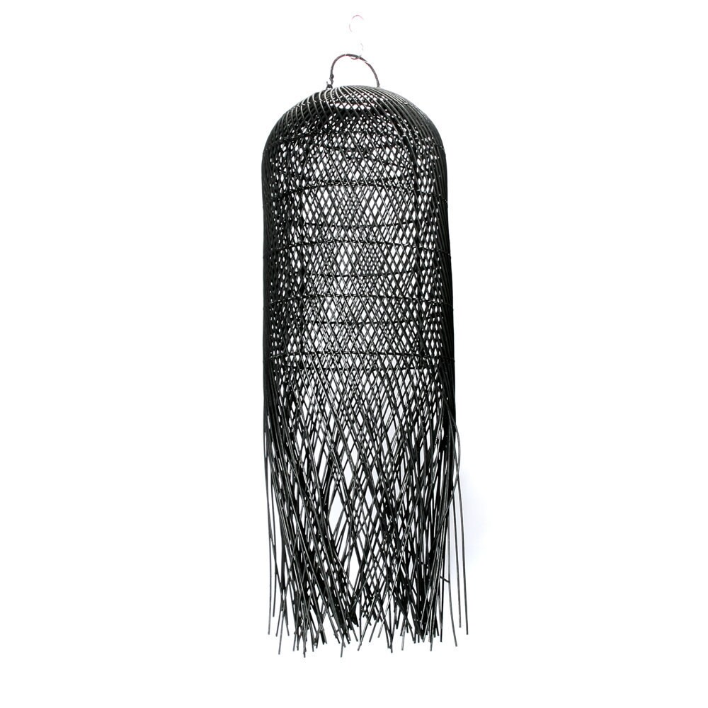 Suspension Squid Black - Luminaire Noir en Rotin