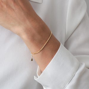Minimalist bracelet, gold bracelet, dainty bracelet, women bracelet, silver bracelet, layered bracelet, sterling silver, elegant bracelet