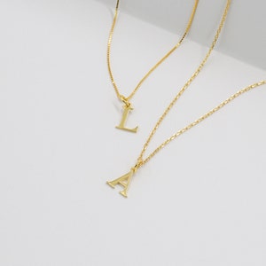Collier initial, collier délicat, collier nom, bijou lettre, collier argent, bijou personnalisé, bijou femme, collier meilleure amie