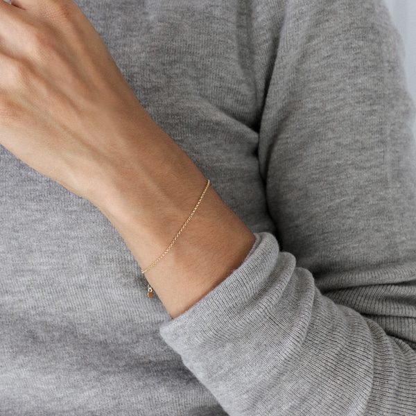 Minimalist bracelet, gold bracelet, simple bracelet, 14k gold filled, silver bracelet, thin bracelet, sterling silver, layered bracelet