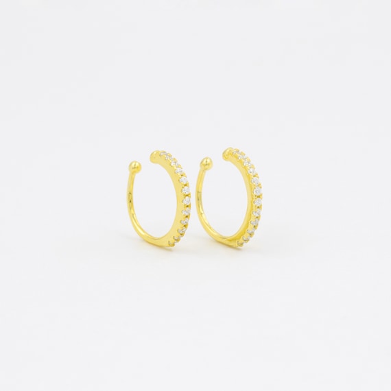 Boucles D'oreilles Boho Sans Piercing - Faux Hélix Et Anneau De Cartilage - Alliage Argenté, Lot De 3 Paires - Pour Femme Et Fille
