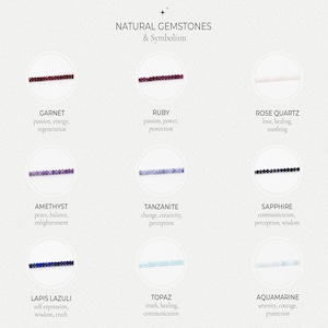 Pulsera de cuarzo rosa, pulsera de oro, pulsera minimalista, piedra de nacimiento, pulsera de plata, piedra natural, pulsera elegante, joyería de mujer imagen 4