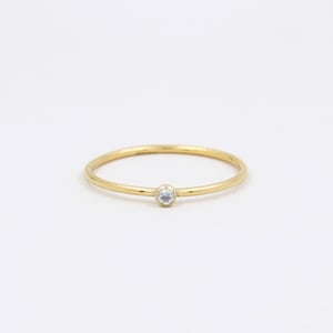 Moonstone ring, natural stone, gold ring, dainty ring, 14k gold filled, thin ring, birthstone ring, moonstone jewelry, women ring