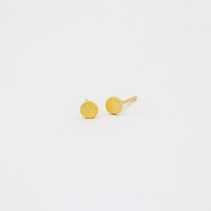 Circle studs, minimalist earrings, small studs, gold earrings, sterling silver, tiny studs, women jewelry, simple earrings, silver jewelry image 4