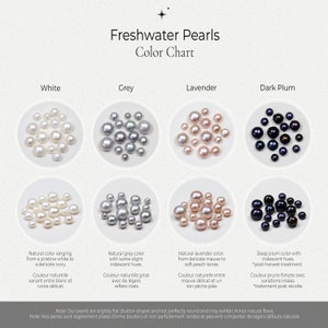 Boucles d'oreilles or, puces perles d'eau douce, perles véritables, boucles de mariée, puces minimalistes, puces 4-5mm, perles blanches image 5