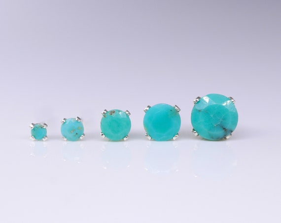 Simple turquoise earrings discount
