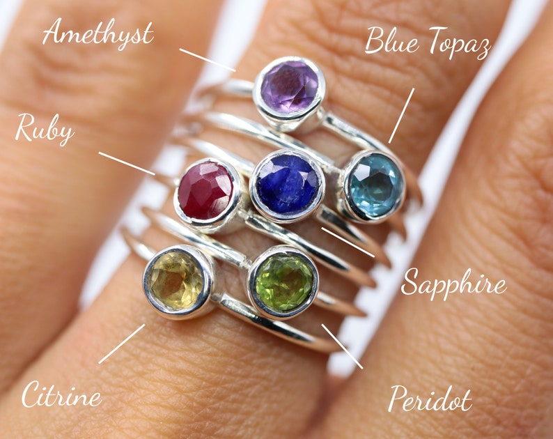 Moonlight Enamel Ring With Moonstone And Cubic Zirconia main image 1