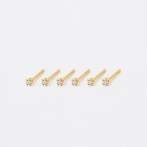 2mm diamond studs, minimalist jewelry, gold studs, silver earrings, sterling silver, tiny studs, simple earrings, studs earrings