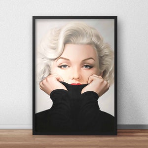 Marilyn Monroe Vintage fashion print poster, Fashion print, Vintage photography, Marilyn Monroe Large Poster, print, wall art, Marilyn retro