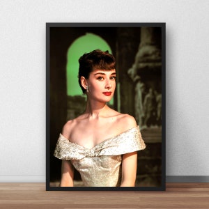 Audrey Hepburn römischen Urlaub, Mode Druck, Vintage Fotografie, Audrey Hepburn Poster, Druck, Wandkunst, Hollywood Berühmtheit
