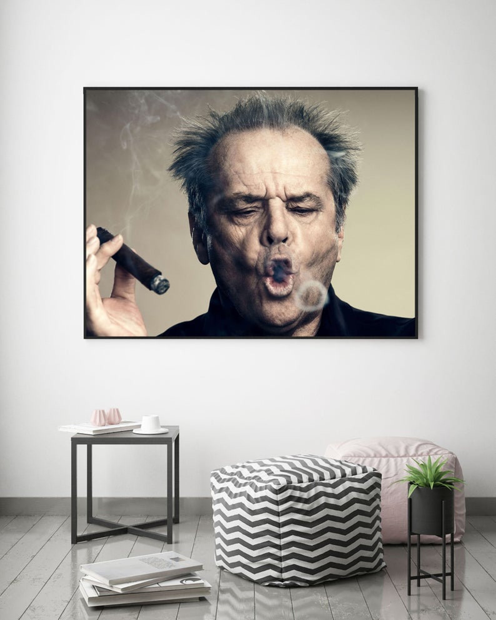 Jack Nicholson art Jack Nicholson poster Jack Nicholson Wall | Etsy