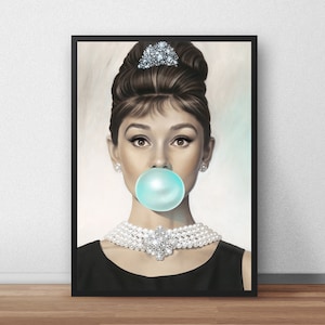 Audrey Hepburn, mode print, vintage fotografie, Audrey Hepburn poster, afdrukken, kunst aan de muur, hollywood celebrity