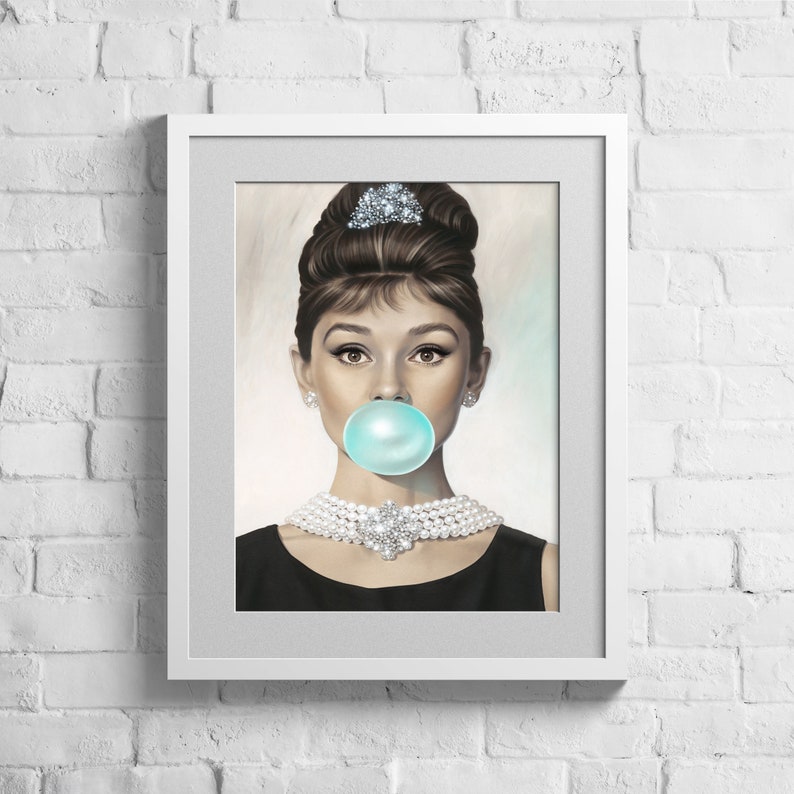 Audrey Hepburn Fashion Print Vintage Photography Audrey Etsy