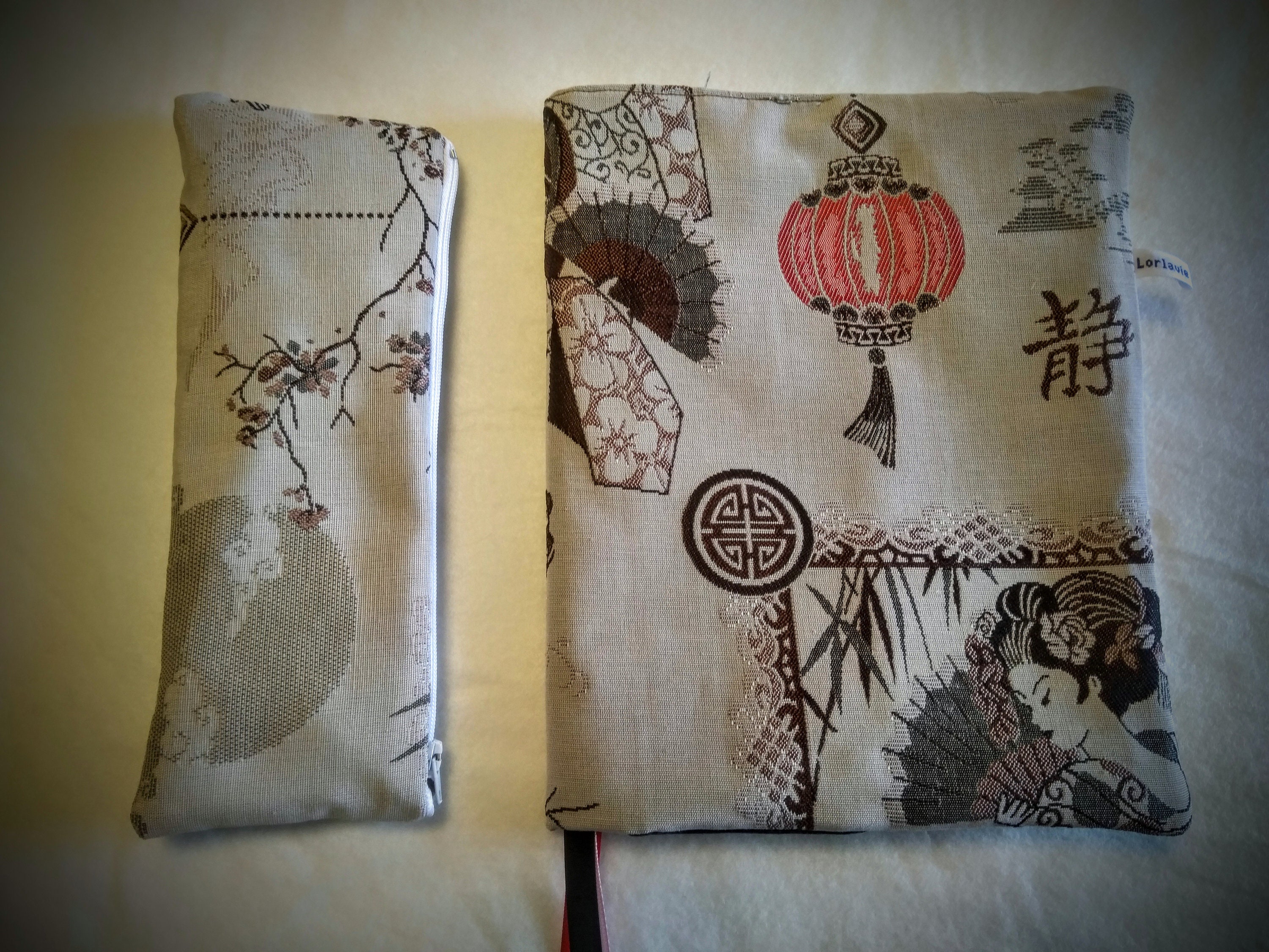 Lot Trousse & Housse -Geisha-