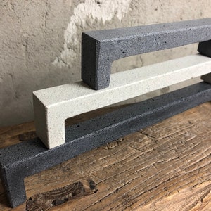 Concrete Drawer Pull | Cupboard Draw Handle | Concrete Handle | Kitchen Handle | Cabinet Drawer Handle