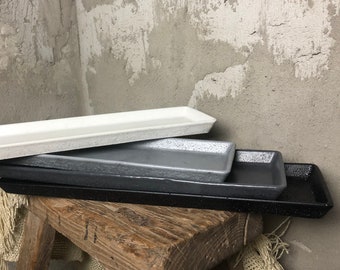 Concrete Rectangle Tray Handmade: Modern Decorative Serving Tray