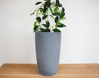 Concrete Round Flowerpot | Round Vase | Garden Planter | Planter | Vase | Concrete Vase | Garden Décor